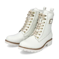Rieker Women'S Corded Boots Pure White