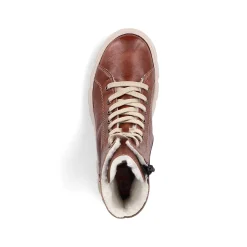 Rieker Women'S Corded Boots Chestnut Brown