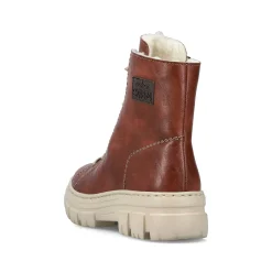 Rieker Women'S Corded Boots Chestnut Brown