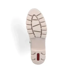 Rieker Women'S Corded Boots Cream Beige