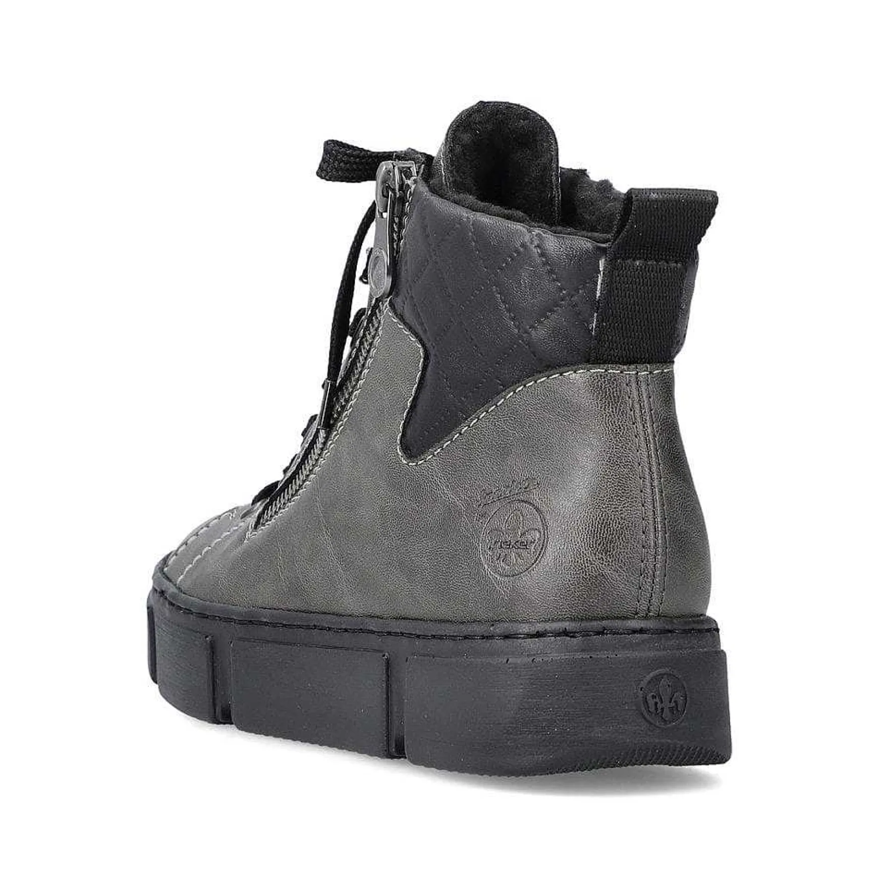 Rieker Women'S Corded Boots Anthracite