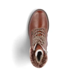 Rieker Women'S Corded Boots Fox Brown