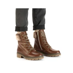 Rieker Women'S Corded Boots Fox Brown