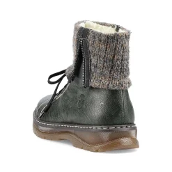 Rieker Women'S Corded Boots In Green Grey