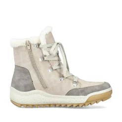 Rieker Women'S Corded Boots Light Beige