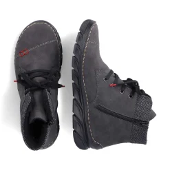 Rieker Women'S Corded Boots Anthracite