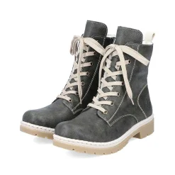 Rieker Women'S Corded Boots Khaki Green