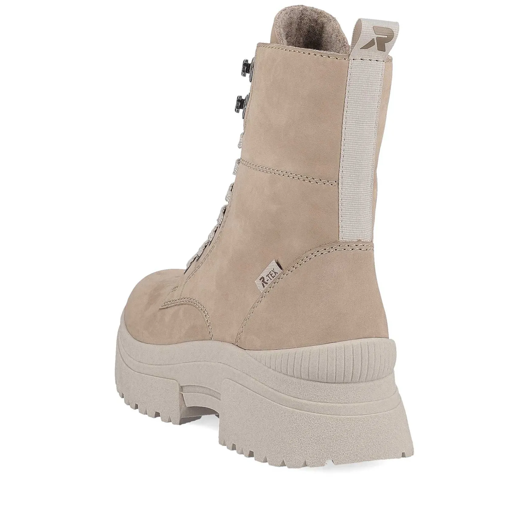 Rieker Women'S Corded Boots Clay Beige