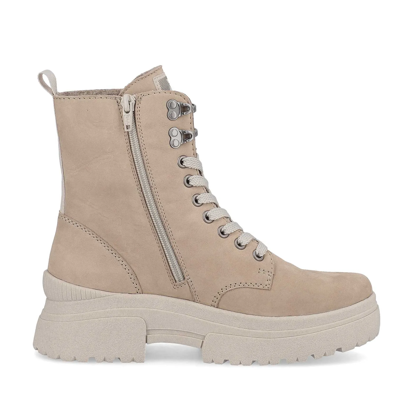Rieker Women'S Corded Boots Clay Beige