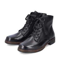 Rieker Women'S Corded Boots Night Black