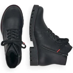 Rieker Women'S Corded Boots Deep Black