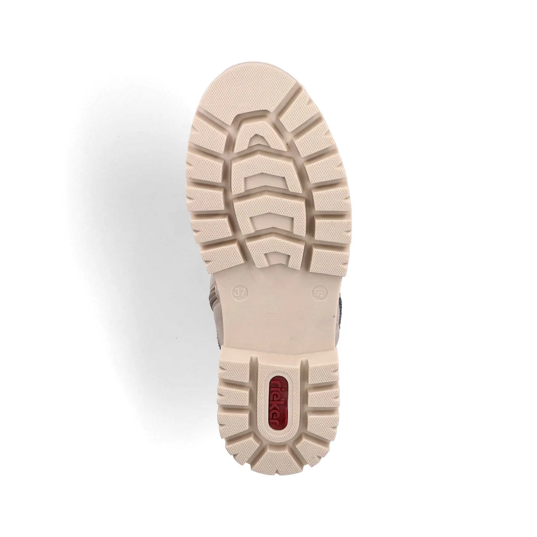 Rieker Women'S Corded Boots Beige Noisette