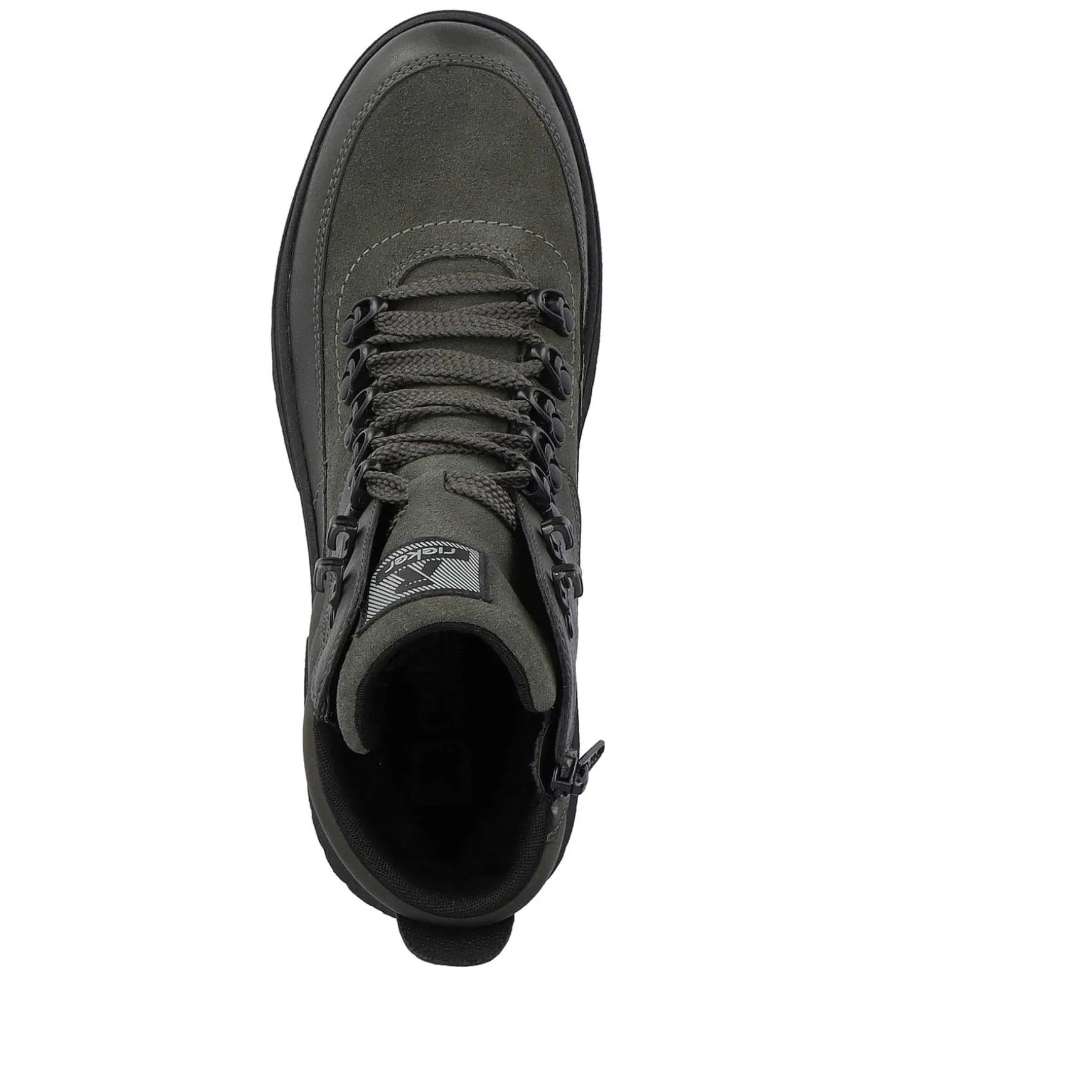 Rieker Women'S Corded Boots Army Green Black