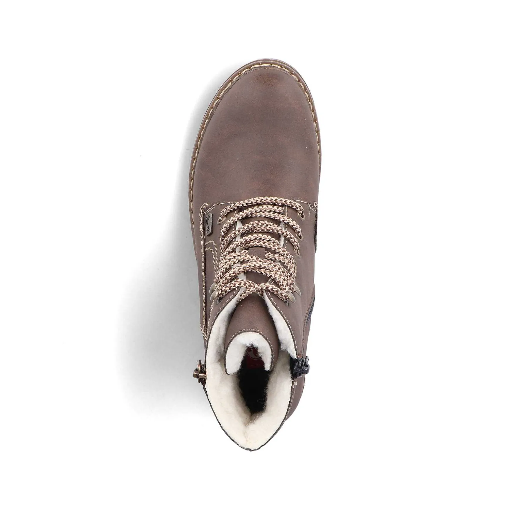 Rieker Women'S Corded Boots Chocolate Brown