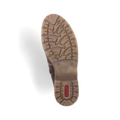 Rieker Women'S Corded Boots Chocolate Brown