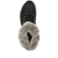 Rieker Women'S Corded Boots Urban Black