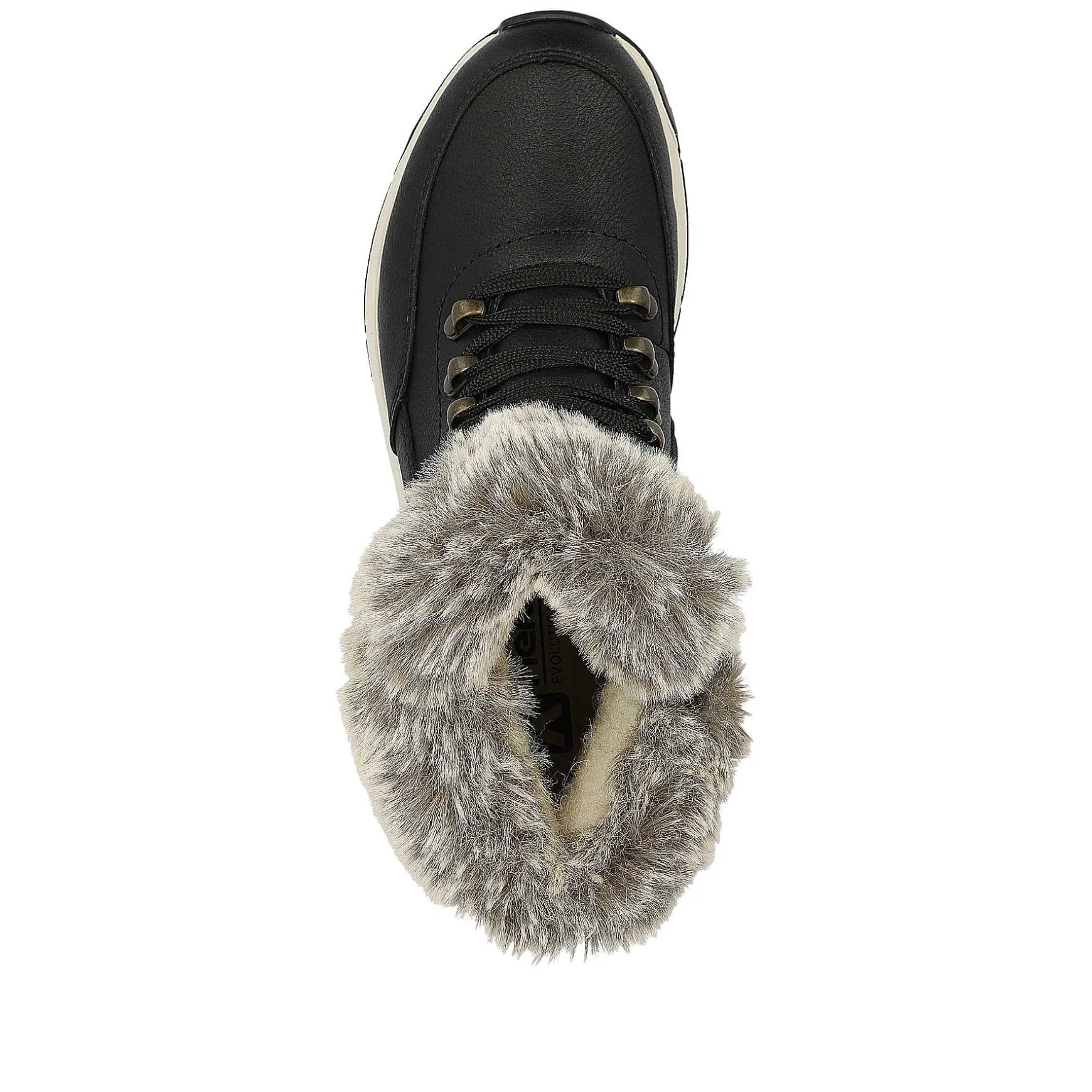 Rieker Women'S Corded Boots Urban Black