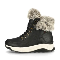 Rieker Women'S Corded Boots Urban Black