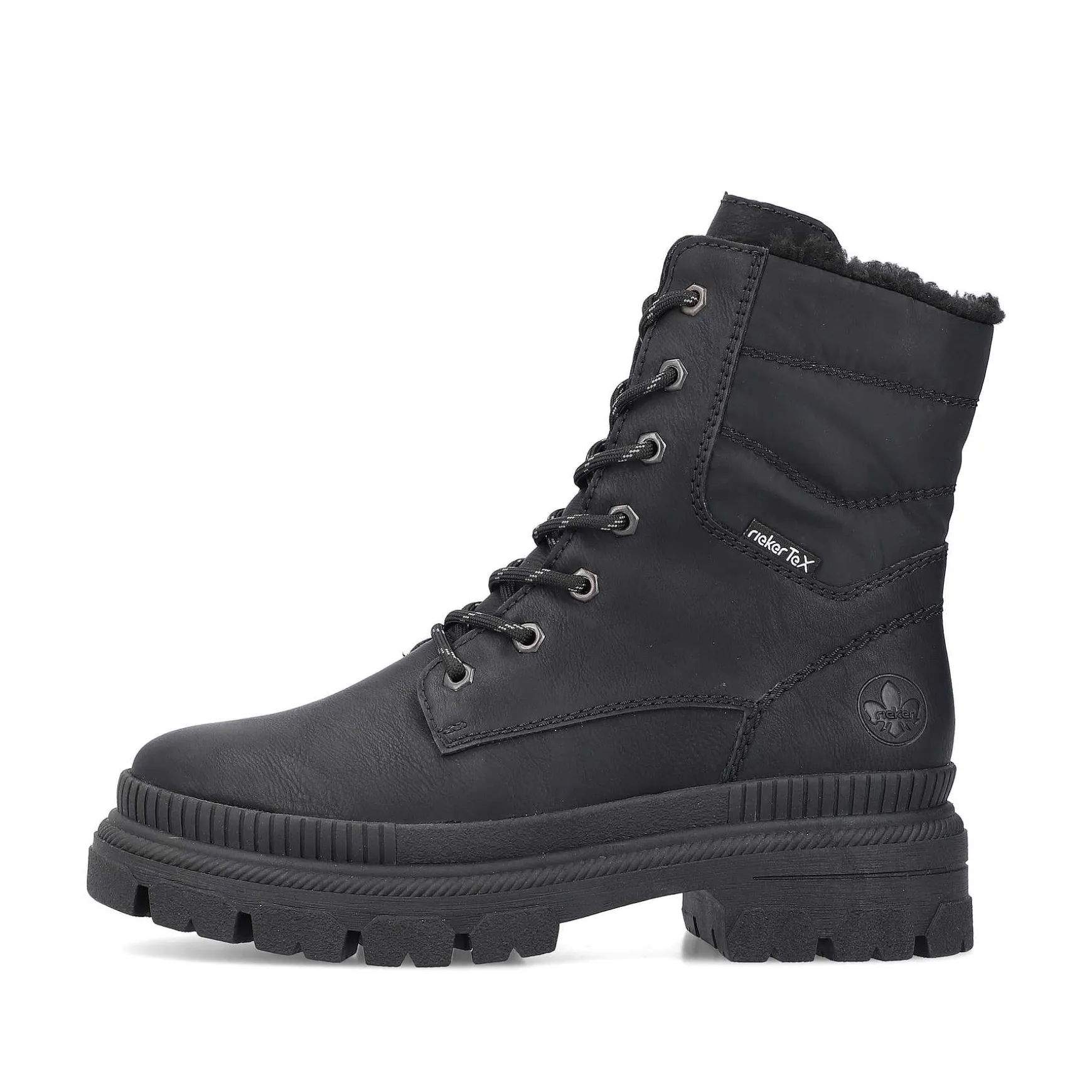 Rieker Women'S Corded Boots Night Black