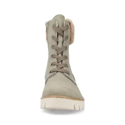 Rieker Women'S Corded Boots Khaki-Brown