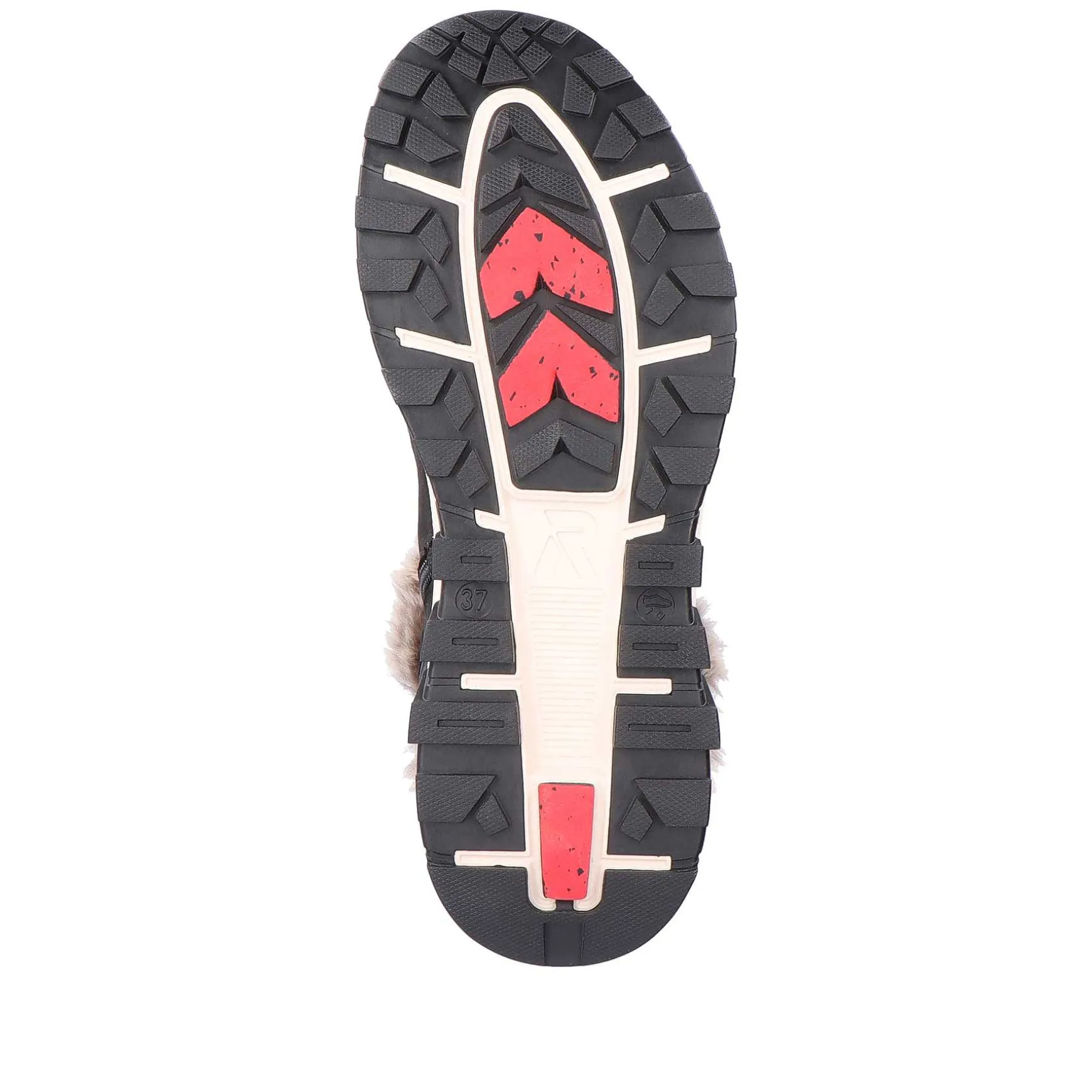 Rieker Women'S Corded Boots Night Black