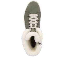 Rieker Women'S Corded Boots Khaki Snow