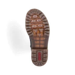 Rieker Women'S Corded Boots Deep Black