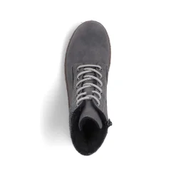 Rieker Women'S Corded Boots Asphalt Gray