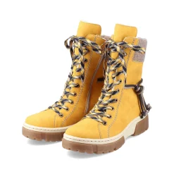Rieker Women'S Corded Boots Sunflower Yellow