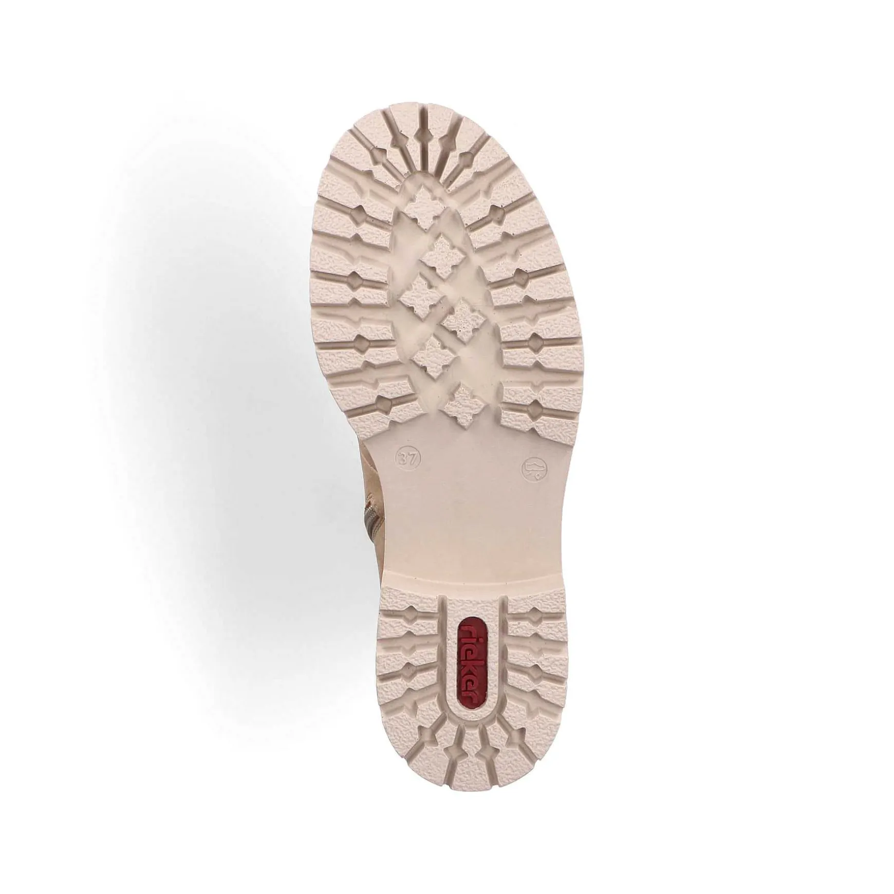 Rieker Women'S Corded Boots Brown Beige