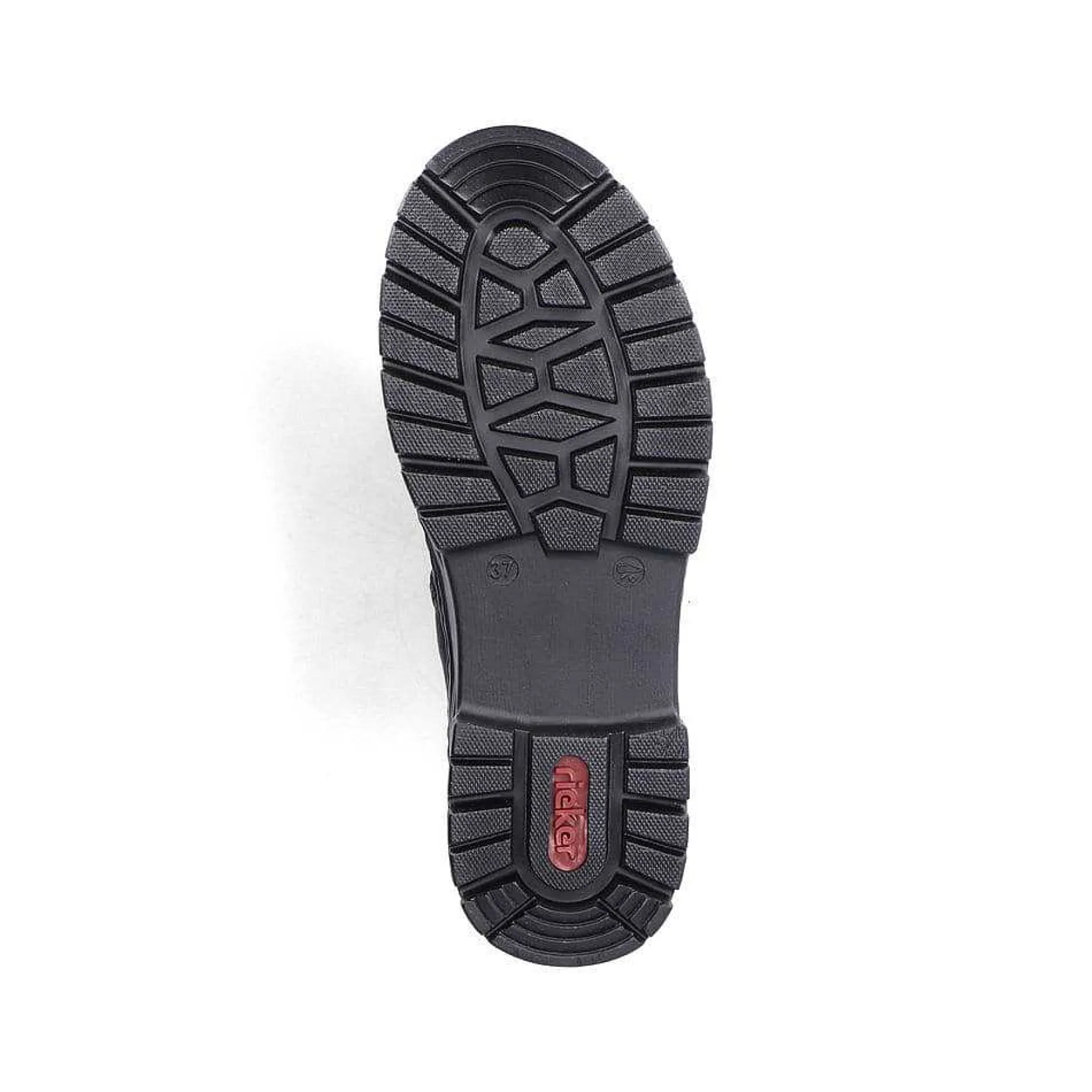 Rieker Women'S Corded Boots Deep Black