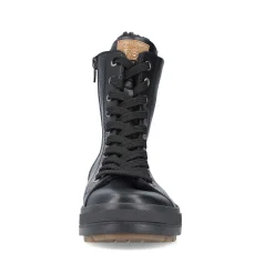 Rieker Women'S Corded Boots Deep Black