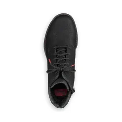 Rieker Women'S Corded Boots Graphite Black