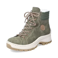 Rieker Women'S Corded Boots Leaf Green
