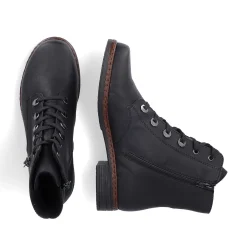 Rieker Women'S Corded Boots Night Black