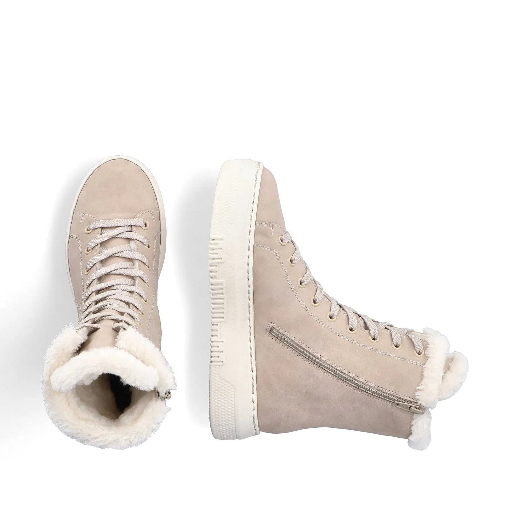 Rieker Women'S Corded Boots Champagne