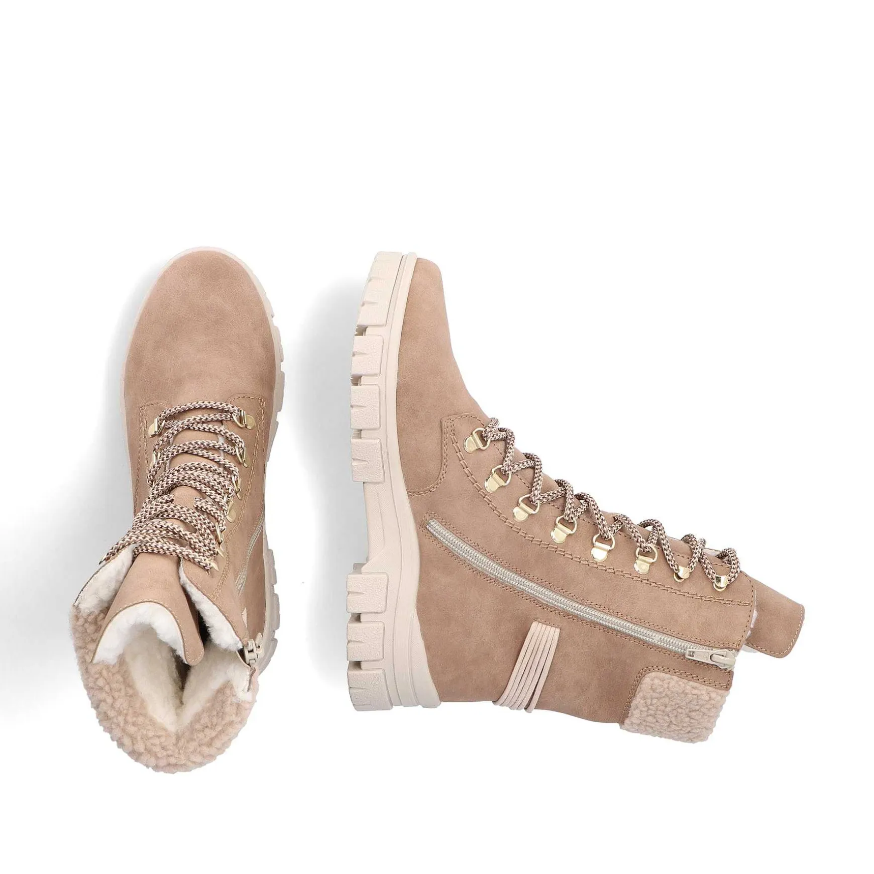 Rieker Women'S Corded Boots Noisette