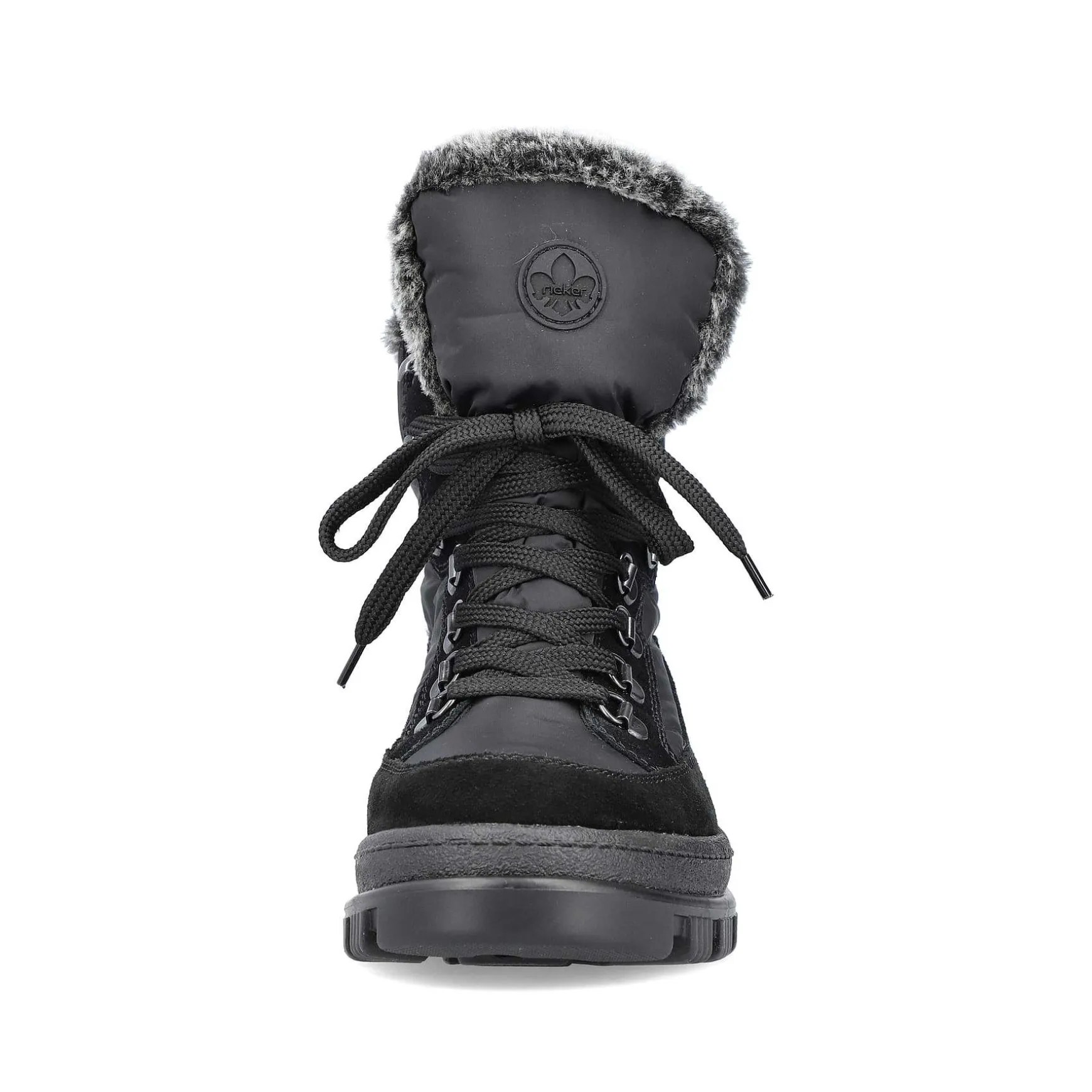 Rieker Women'S Corded Boots Night Black