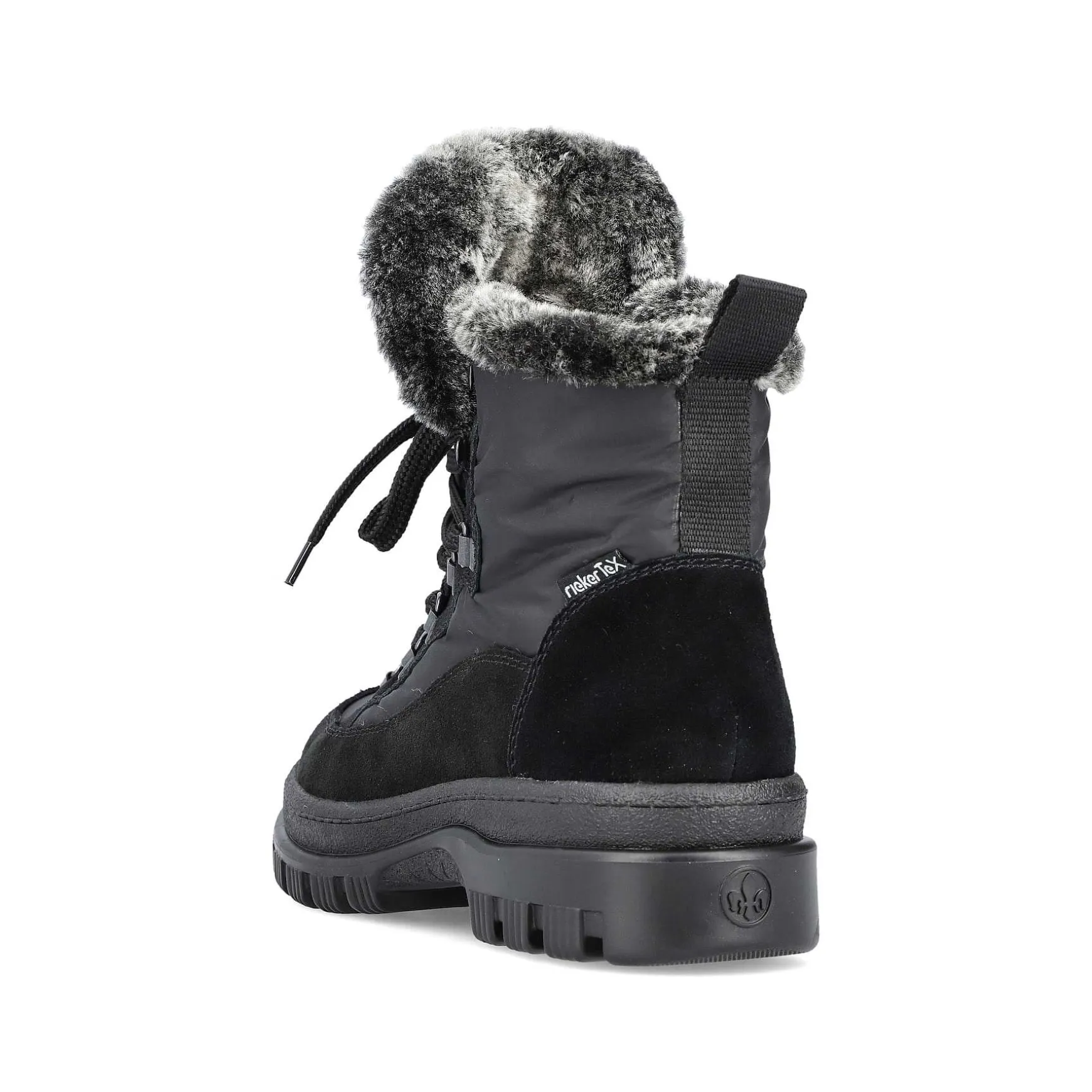 Rieker Women'S Corded Boots Night Black