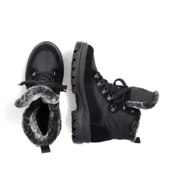 Rieker Women'S Corded Boots Night Black