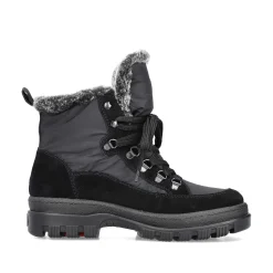 Rieker Women'S Corded Boots Night Black