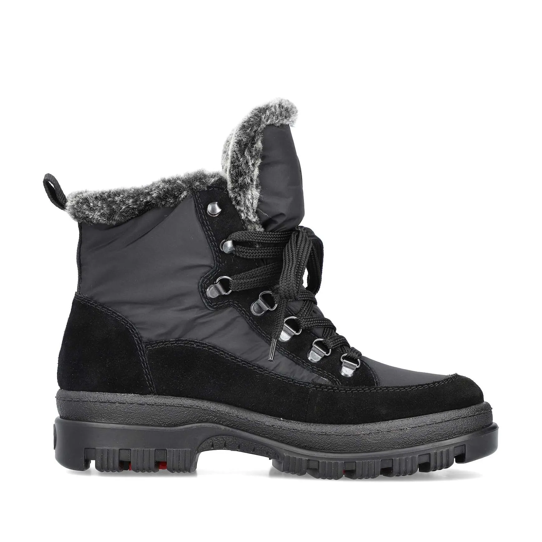 Rieker Women'S Corded Boots Night Black