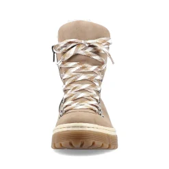 Rieker Women'S Corded Boots Brown Beige