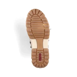 Rieker Women'S Corded Boots Brown Beige