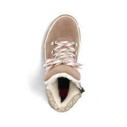 Rieker Women'S Corded Boots Brown Beige