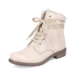 Rieker Women'S Corded Boots Vanilla Beige