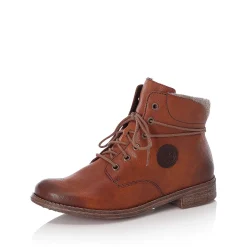Rieker Women'S Corded Boots Cinnamon Brown