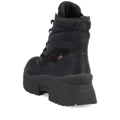 Rieker Women'S Corded Boots Diamond Black
