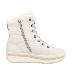 Rieker Women'S Corded Boots Frost White