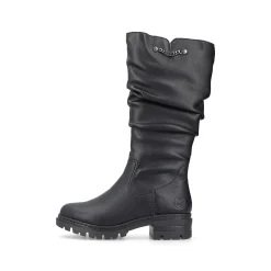 Rieker Women'S High-Shaft Boots Night Black